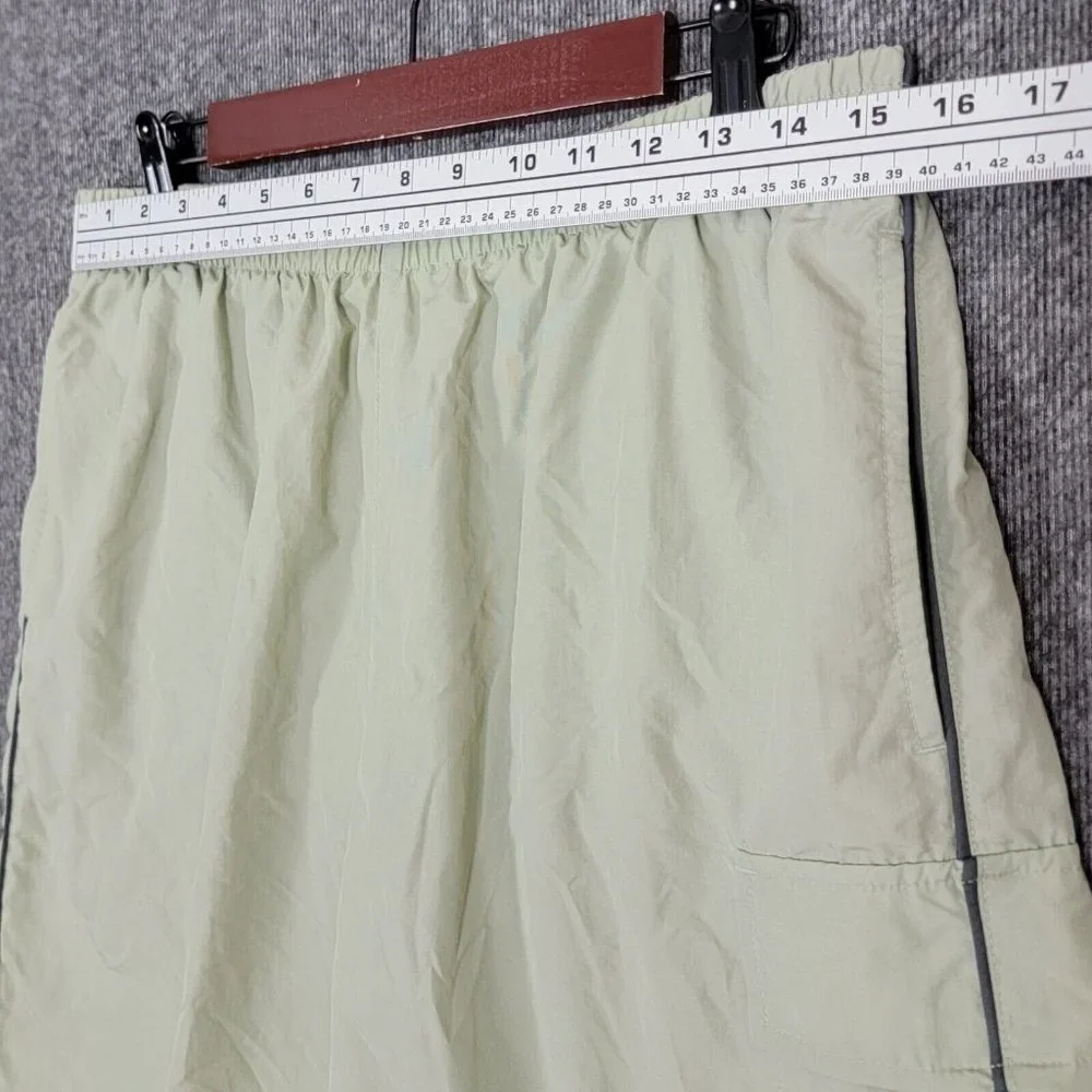 FILA Swim Trunks Mens L Light Green Swim Shorts Lined Built In Brief Drawstring